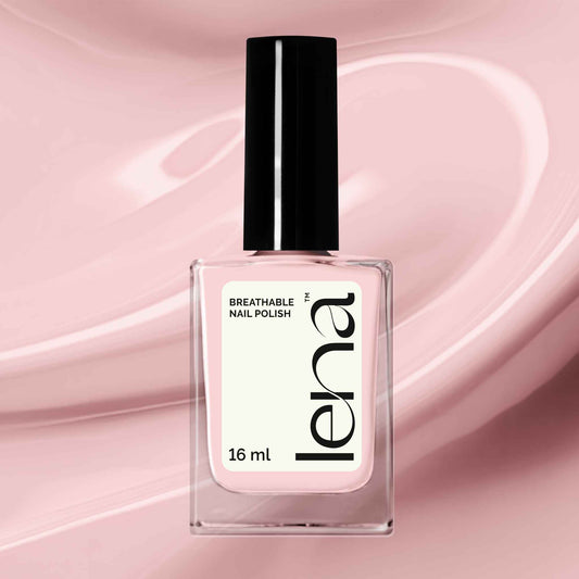 Breathable Halal Nail Polish - Millenial Pink - LE101 by LENA