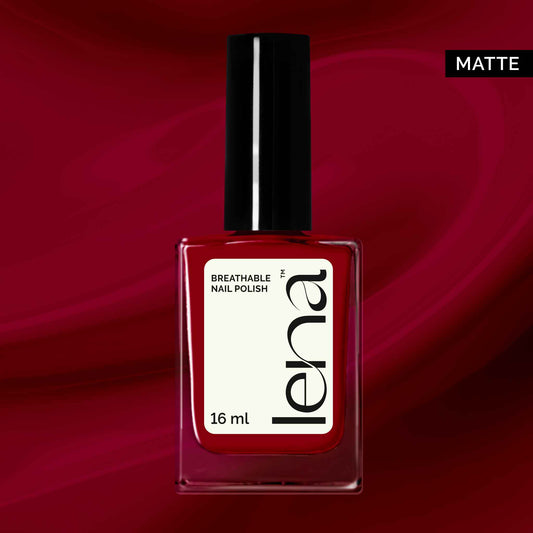 LENA - Matte Breathable Halal Matte Nail Polish - Manicures Matte-r - LE66