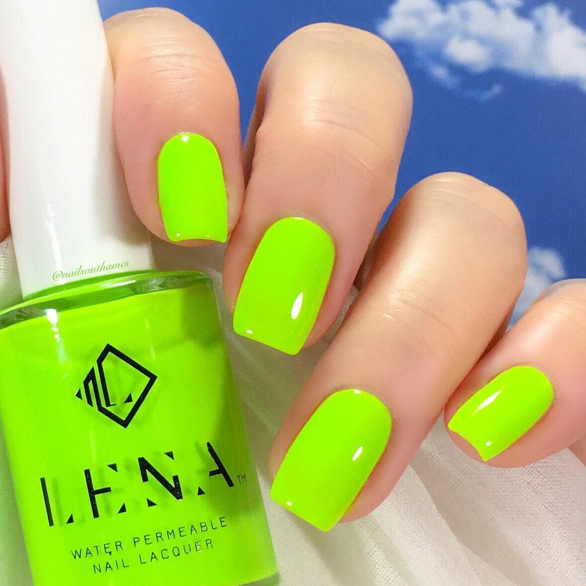 Halal Water Permeable Neon Nail Polish - Bright Lights Malaysian Nights - LE216 - LENA NAIL POLISH DIRECT