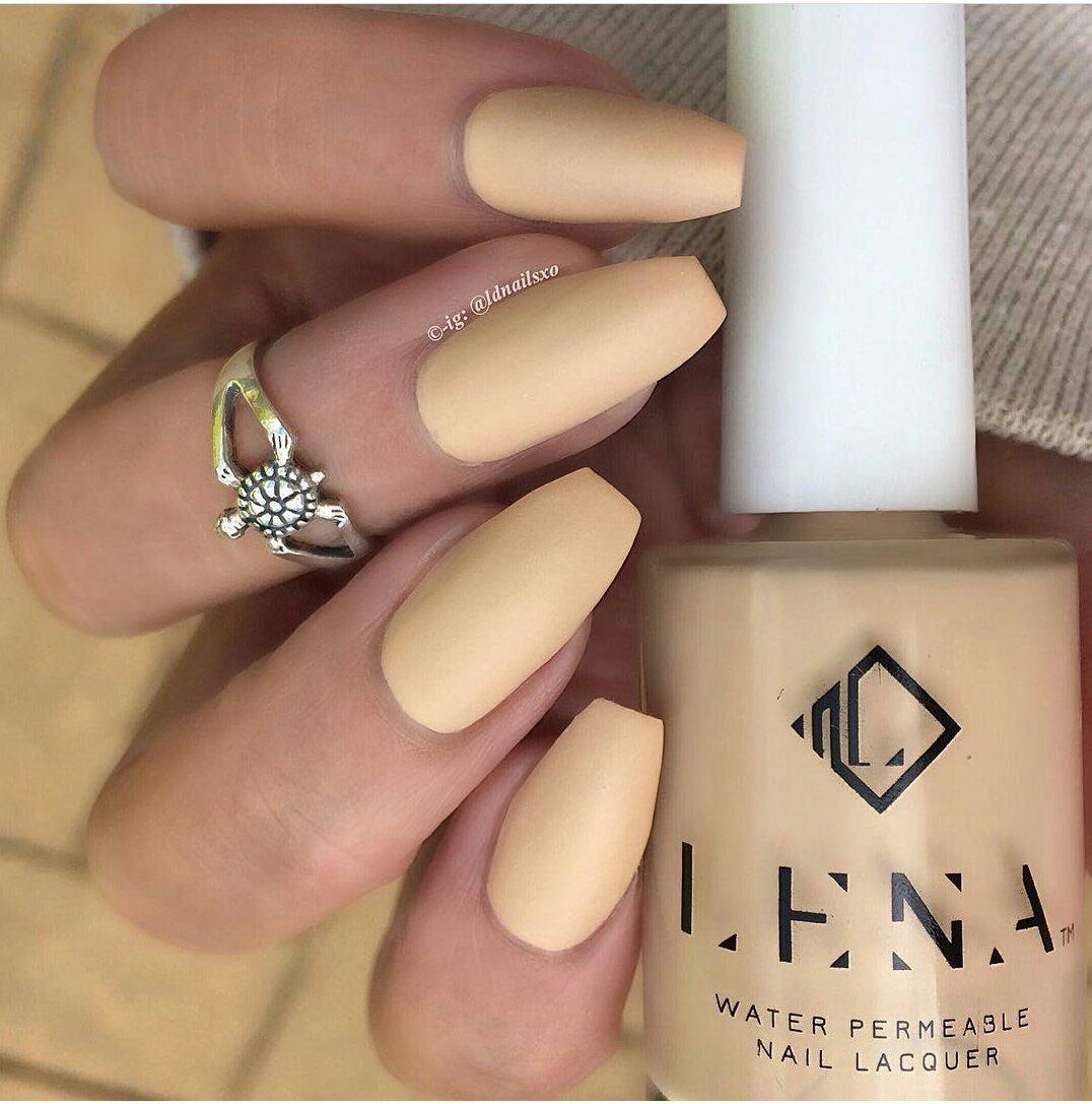 LENA - Matte Breathable Nail Polish - I Can't Bare It All - LE51 - LENA NAIL POLISH DIRECT